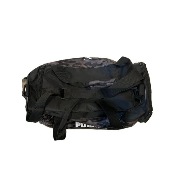 Puma Black Gray Duffel Bag 20"x12"x12" - Picture 3 of 7